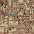 thumbnail image 1 of Ahgly Company Machine Washable Indoor Square Abstract Brown Sand Brown Area Rugs, 6' Square, 1 of 7