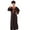 Coffee, variant on JGTDBPO Kaftan Robe For Boys Pure Fashion Dresses Maxi Prayer Clothes Muslim Dresses Abaya Long Topcoats Comfortable Blouse