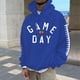 thumbnail image 1 of MHFRRA Sudadera con Capucha y Sudaderas para Hombre, Informal, con Estampado de Fútbol, Holgada, Cómoda y Cálida, para Otoño E Invierno, para Uso Diario Al Aire Libre Azul, 1 of 3