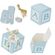 thumbnail image 2 of 12 cajas de papel con cinta estampada gruesa para regalos de fiesta, cajas de embalaje para dulces Azul, 2 of 9