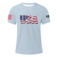 thumbnail image 4 of Men's 250 Anniversary USA Shirt American Flag T Shirt 250 Years America Anniversary Shirt Patriotic Shirts Tops, 4 of 4