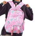 thumbnail image 3 of JCCXIN Teens School Backpack For Girl With Lunch Box Pencil Case 3 PC Sets Primary Middle High School College Backpacks Tie Dye Cute Stars Graphic Lightweight Large Capacity Cool Daily Bags,Red, 3 of 3