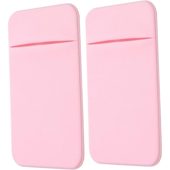 Sticker Wallet 2pcs Cellphone Pocket Self Adhesive Card Holder Stick On Wallet Card Sleeve Smartphon