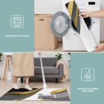 thumbnail image 6 of Black White Gold Wave Marble Kitchen Rugs Sets Of 3,Kitchen Runner Rugs Non Skid Washable,Decorative Kitchen Floor Mats for Kitchen,Sink,Laundry,17"x30"+ 17"x47" + 17"x59", 6 of 6