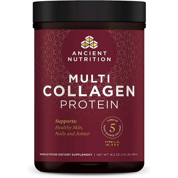 Ancient Nutrition Multi Collagen Protein Powder - Pure, Formulated by