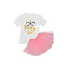 Awkward Styles Unicorn Ballet Outfit Birthday Party Girl T-Shirt Princess Dress Tutu Skirt Set