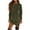 Army Green, variant on Fesfesfes Women Dress Casual Solid Long Sleeve Round-neck Pullover Dress Under $10