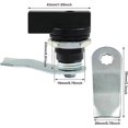 thumbnail image 2 of 4Pcs Thumb Operated Offset Cam Locks, T Handle Swing Knob Turn Latch Th, 2 of 5