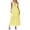 Yellow, variant on JIAXIN Women Elegant Backless Maxi Dress Strap Maxi Backless Dress Long Slip Summer Cotton Lace-up Dress Ruffle Tiered Boho Flowy Beach Dress(Black,XL)