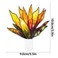 thumbnail image 3 of Acrylic Potted Plant Decoration Plugin Ornament | Transparent Lightweight Material | Highly Decorative Color Gradient | Multifunctional Support Frame | Easy to Clean | 9x10cm | 1 Piece, 3 of 9