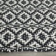 thumbnail image 3 of SAFAVIEH Montauk Corrine Geometric Cotton Area Rug, Ivory/Black, 2'6" x 4'6", 3 of 7
