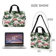 thumbnail image 3 of 16" Laptop Tote Bag Laptop Sleeve Case Computer Briefcase for Work & Travel Flamingo and Tropical Leaves, 3 of 8