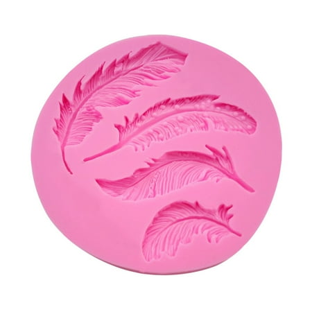 

Cake Molds Silicone Feather Fondant Mould Animal Birds Plume Chocolate Baking DIY Mold