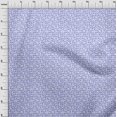 thumbnail image 4 of oneOone Cotton Jersey Bluish Violet Fabric Floral Craft Projects Decor Fabric Printed By The Yard 58 Inch Wide, 4 of 5