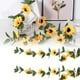 thumbnail image 5 of Enredaderas de girasol artificiales, enredaderas de girasol artificiales Guirnalda de girasol de 200 cm Enredadera de girasol colgante Rendimiento de primer nivel, 5 of 8