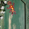 thumbnail image 1 of Decoración de Pared Macarena Escultura de Arte de Gecko 22x13cm, 1 of 8