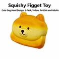 thumbnail image 3 of Slow Rising Squishy Toy with Cute Dog Head Design, 1-Pack, Yellow, for Kids and Adults, Squeeze Toy, 3 of 3
