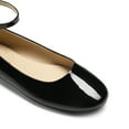 thumbnail image 6 of DREAM PAIRS Women's Ballet Flats Round Toe Comfortable Ankle Strap Ballerina Flats Shoes, 6 of 7