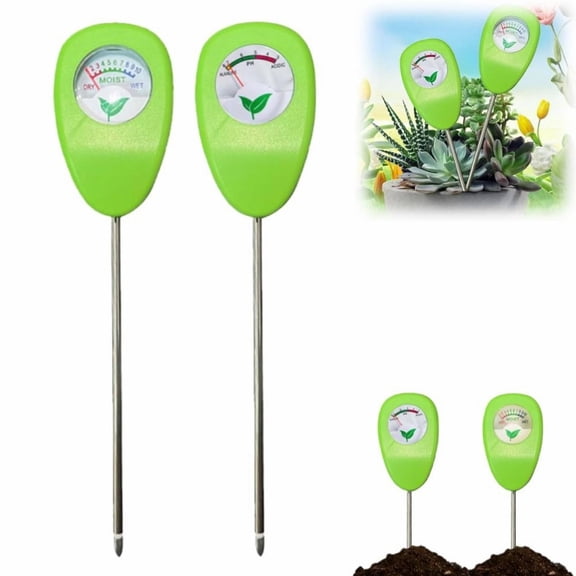 HomelyJoy 10 Inch Soil Moisture Meter, No Battery Plant Water Monitor Hygrometer Sensor Dial for Gardening Farming Indoor Outdoor Potted Plants, 1pc