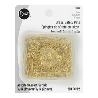  Gold Large Safety Pins Size 3-2 Inch 144 Pieces