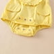 thumbnail image 3 of Gibobby Mameluco para niña de niña recién nacida, tirantes de manga corta, mono exterior, mono, ropa(Rosa caliente, 0-3 Meses), 3 of 4