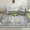 Gray blue, variant on Washable Area Rug, 2ft*6ft/5ft*7ft/8ft*10ft/9ft*12ft Rugs for Living Room Vintage Medallion Distressed Rug Low Pile Indoor Floor Cover Retro Accent Throw Rug for Bedroom Dining Room