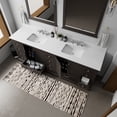 thumbnail image 4 of Dukes 84 in. W x 22 in. D Espresso Double Bath Vanity, Cultured Marble Top, and Faucet Set, 4 of 9