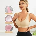 thumbnail image 3 of Women Seamless Sports Bra Wirefree Yoga Bra With Removable Pads, Size S-2XL, 3 of 5