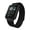 Black Mesh, variant on Fusion 3 Unisex Adult Rectangular Smart Watch, Black, Silicone Strap