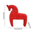 thumbnail image 3 of Dvkptbk Nordical Style Horse Rocking Horse Table Decorations Home Decoration Pines Horse Rocking Horse Crafts home decor, 3 of 6