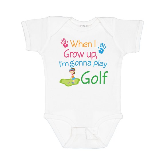 Inktastic Golfing Girls Future Golfer Girls Baby Bodysuit