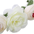 thumbnail image 3 of Corona de flores rosas para mujeres y niñas, corona romántica para el pelo, guirnalda de Halo, tocado, boda, fiesta de cumpleaños, accesorios para fotos de maternidad, 3 of 5