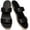 Black, variant on Two-Band Braided Espadrille Slide for Women Open Toe Flat Slip On Sandals with Jute Non Slip Sole Cushioned Footbed for Summer Casual Women Sandals