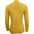 thumbnail image 3 of Duoif Womens Sweaters, Women's Hollow Knitted Sweater - Bottoming Shirt Top Sweaters for Women Yellow XL, 3 of 6