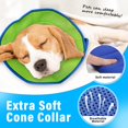 thumbnail image 3 of Extra Soft and Adjustable Dog Recovery Cone Collar - Breathable and Lightweight - Suitable for Medium Dogs - After Surgery, 3 of 4