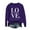 Purple, variant on hotojiny Long Sleeve Shirt for Women Valentine's Day Cute Graphic Tunic Top Casual Crew Neck Fleece Sweatshirt Pullover XS-Xl