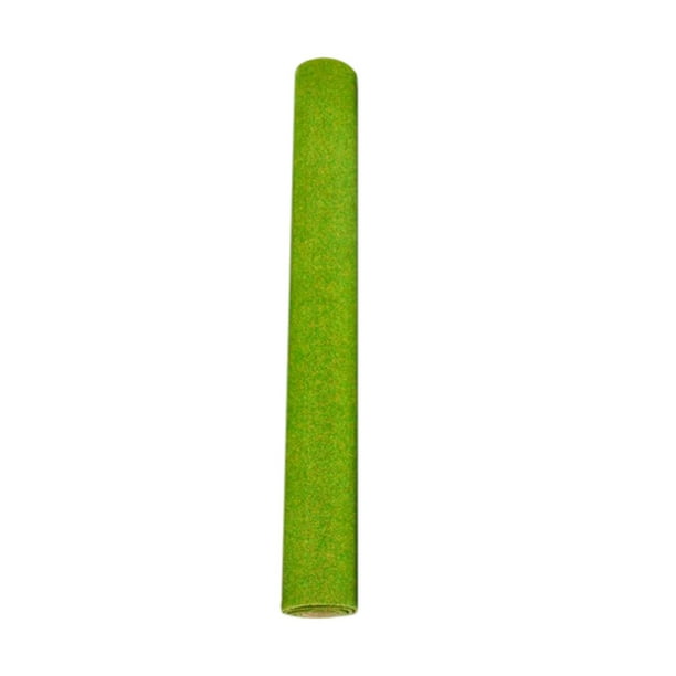 Césped artificial de 35 x 100 cm para paisajismo. Amarillo verde