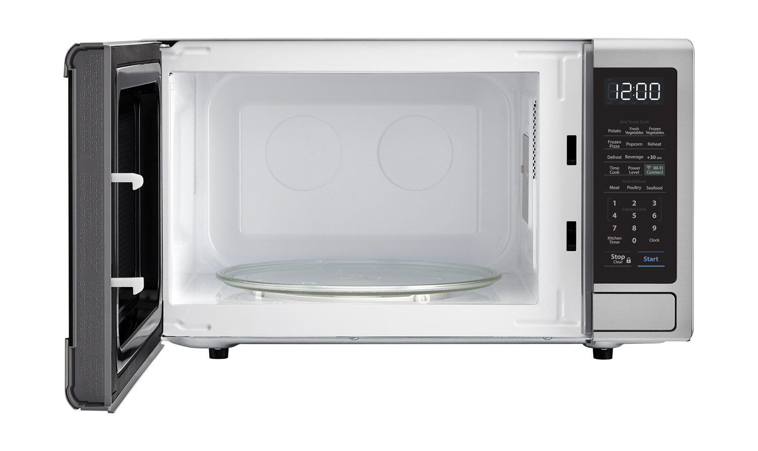 Sharp 1.1-Cu. Ft. Countertop Microwave with Alexa-Enabled Controls, Stainless Steel - image 2 of 8