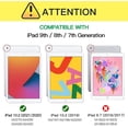 thumbnail image 2 of Funda AZZSY para iPad de 9ª, 8ª y 7ª generación de 10,2 pulgadas 2021/2020/2019, color negro, 2 of 7