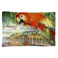thumbnail image 1 of Carolines Treasures JMK1134PILLOWCASE Red Parrot At Lulus Fabric Standard Pillowcase, 1 of 2