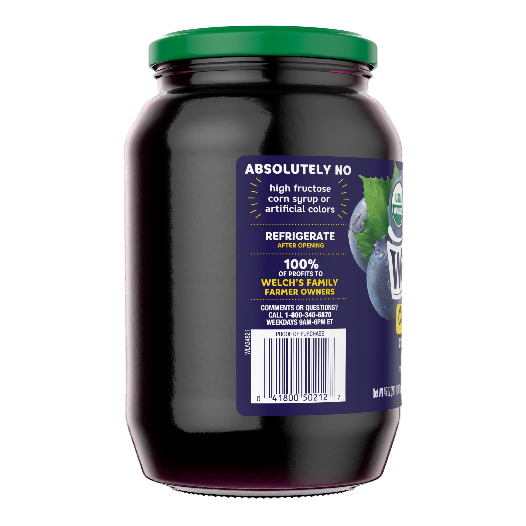 Welch's 45oz Organic Concord Grape Spread