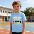 thumbnail image 6 of Blue Boys Teacher Appreciation T-Shirt, Funny Preschool Teacher Gift Graphic Tee for Kids, Short Sleeve Cotton Top, Sizes 3T-10,Size 7 T, 6 of 9