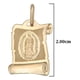 thumbnail image 3 of Arete Arracada Mujer Imperial Jewelry Oro Puro 14k Medida 25mm, 3 of 4
