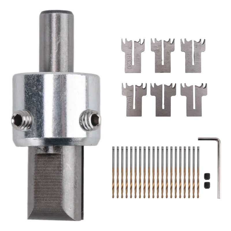 30 PCS Ring Drill Bit Set, 16-21 mm Blades Wood Ring Drill Bit Wooden Ring Maker Steel Wood Bead Drill Bit