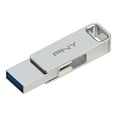 Pny duo link 256gb usb 3 2 type c flash drive with dual connectors