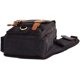 thumbnail image 2 of Bolso bandolera de hombro de lona vintage KAUKKO SG255-Black, 2 of 5