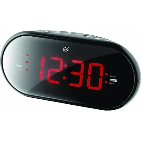 GPX C232B Dual Alarm Digital AM/FM Clock Radio