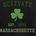 thumbnail image 3 of CafePress - Scituate Massachusetts Irish Women's Dark Pajamas - Women's Short Sleeve Print T-Shirt and Pants Dark Cotton Pajama Set, 3 of 7