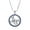 Clear, variant on cocojewelry Number One MOM Circle of Love Pendant Necklace Mother's Day Gift