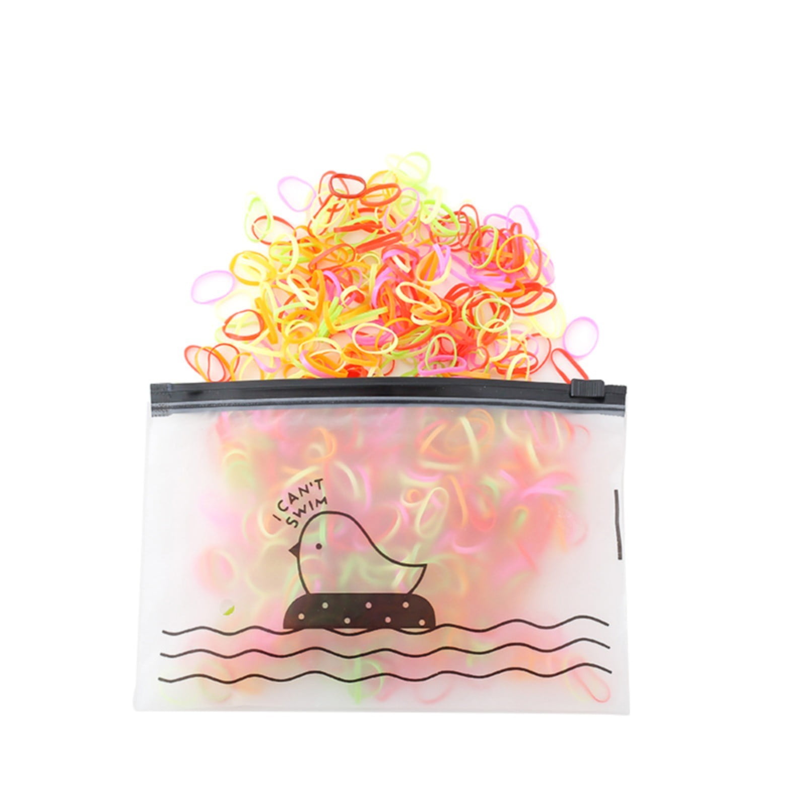 Puawkoer 1500 Pcs Small Mini Rubber Bands Soft Elastic Bands Tiny